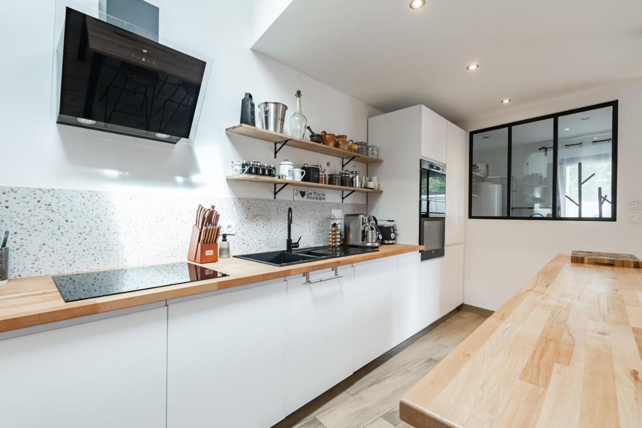 Charmante Maison Climatisee Avec Son Jardin A 10 Minutes De Dijon 마르사네이라꼬떼 외부 사진